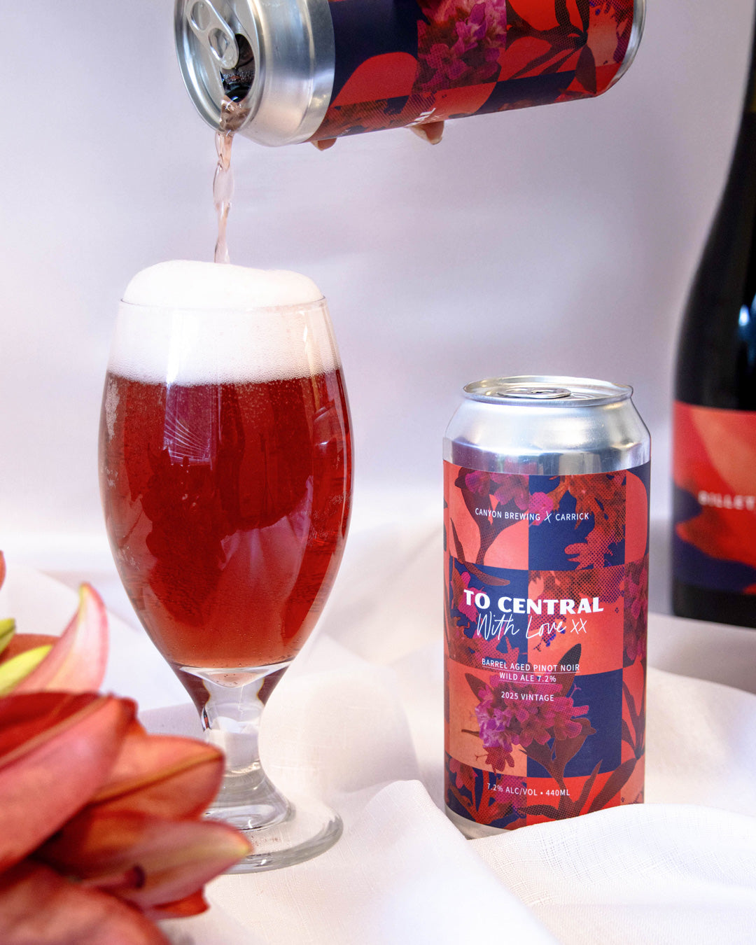 To Central, With Love - Barrel Aged Pinot Noir Wild Ale 7.2%